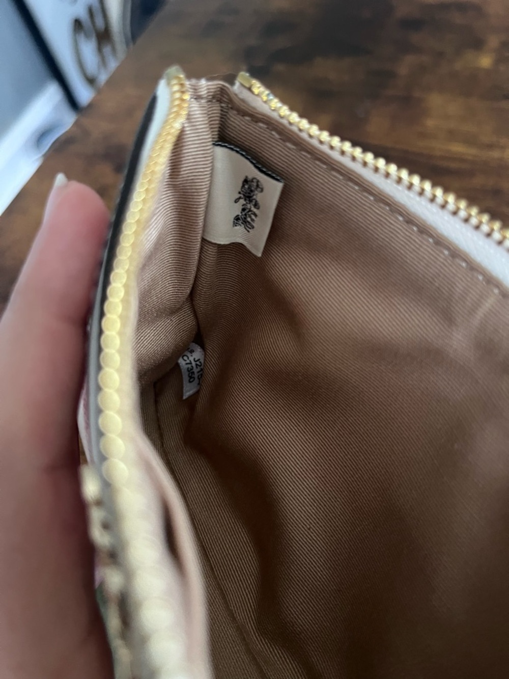 Coach White disco stars Wristlet - Picture 7 of 7